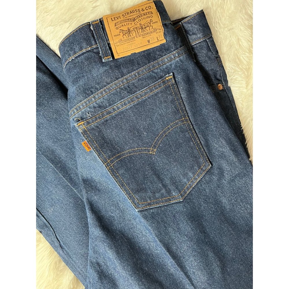 Vintage Orange tab Levis